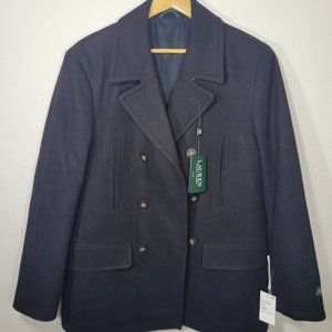 Ralph Lauren Coat - NWT - Luke Wool-Blend Classic-Fit Peacoat